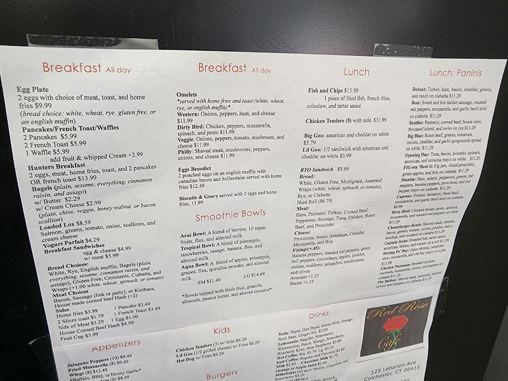 Red Rose Cafe Menu image 3